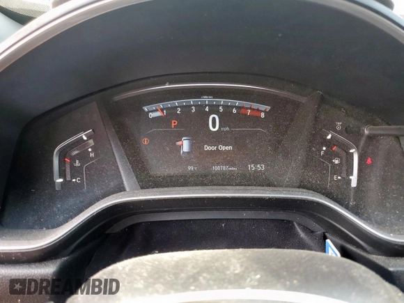 2020 Honda CR-V EX with VIN 5J6RW1H55LA019616, listed as a Copart auction lot 58242425 with 100,787 mi miles and Salvage title. Bid and sale history available at DreamBid. Image 9.