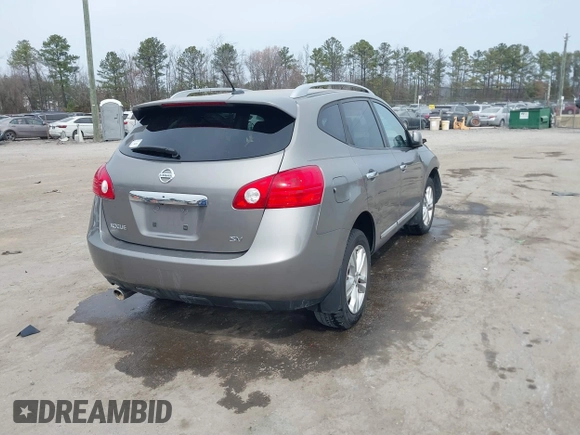 2012 Nissan Rogue S with VIN JN8AS5MT5CW605010, listed as a IAAI auction lot 41714415 with 167,445 mi miles and . Bid and sale history available at DreamBid. Image 4.