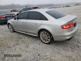 2014 Audi A4 Premium Plus with VIN WAUFFAFLXEN007111, listed as a Copart auction lot 44054545 with 184,055 mi miles and Salvage Title. Bid and sale history available at carsss.com. Image 2.