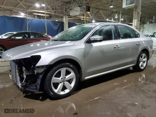 2013 Volkswagen Passat SE w/Sunroof with VIN 1VWBH7A39DC008912, listed as a Copart auction lot 52145705 with 131,921 mi miles and Clean Title. Bid and sale history available at carsss.com. Image 1.