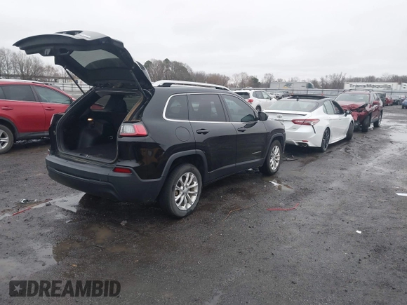 2019 Jeep Cherokee Latitude with VIN 1C4PJLCB1KD339906, listed as a IAAI auction lot 41539248 with 123,243 mi miles and . Bid and sale history available at carsss.com. Image 4.