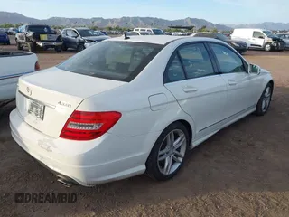 2012 Mercedes-Benz C-Class C 300 Sport with VIN WDDGF8BBXCA696736, listed as a IAAI auction lot 42067917 with 1 mi miles. Bid and sale history available at carsss.com. Image 4.