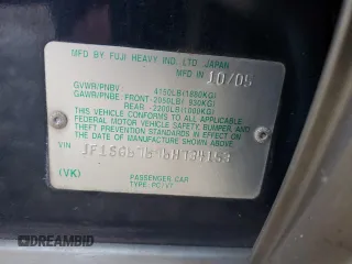 2006 Subaru Forester 2.5 X L.L. Bean Edition with VIN JF1SG67696H734153, listed as a Copart auction lot 87376064 with 0 mi miles and Salvage Title. Bid and sale history available at carsss.com. Image 12.