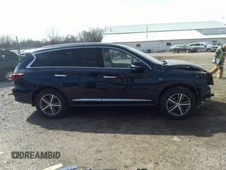 2017 Infiniti QX60 with VIN 5N1DL0MM3HC550045, listed as a IAAI auction lot 41857238 with 132,316 mi miles and . Bid and sale history available at DreamBid. Image 13.