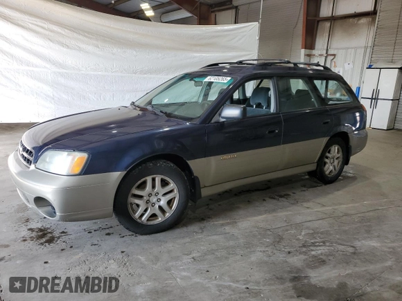 2002 Subaru Legacy Outback with VIN 4S3BH675X26654168, listed as a Copart auction lot 62105265 with 128,058 mi miles and Clean title. Bid and sale history available at DreamBid. Image 1.