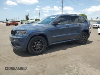 2020 Jeep Grand Cherokee Limited X z VIN 1C4RJEBGXLC152561, wystawiony jako Copart lot #57058425 z przebiegiem 60 973 mil mil oraz Szkoda całkowita • Salvage title. Historia ofert i sprzedaży dostępna na DreamBid. Obrazek 1.