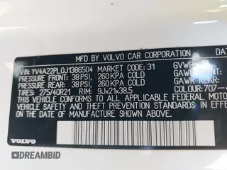 2018 Volvo XC90 Inscription with VIN YV4A22PL0J1386504, listed as a IAAI auction lot 41751916 with 73,081 mi miles. Bid and sale history available at carsss.com. Image 9.
