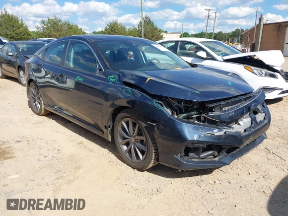 2019 Honda Civic EX z VIN 19XFC1F30KE018579, wystawiony jako IAAI lot #42167475 z przebiegiem 79 228 mil mil oraz . Historia ofert i sprzedaży dostępna na DreamBid. Obrazek 1.