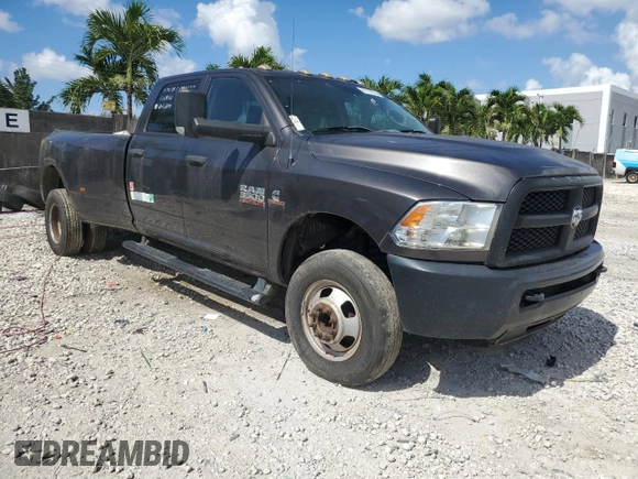 2018 Ram 3500 Tradesman z VIN 3C63RRGL9JG238912, wystawiony jako Copart lot #61131855 z przebiegiem 621 369 mil mil oraz Czysty tytuł • Clean title. Historia ofert i sprzedaży dostępna na DreamBid. Obrazek 4.