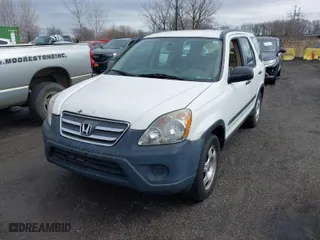 2006 Honda CR-V LX with VIN SHSRD68506U406846, listed as a IAAI auction lot 41735698 with 122,805 mi miles. Bid and sale history available at carsss.com. Image 2.