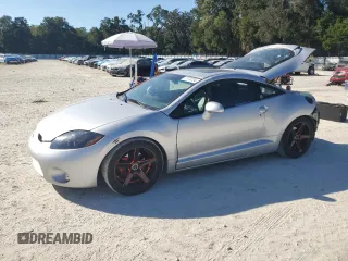2007 Mitsubishi Eclipse GT with VIN 4A3AK34T67E004911, listed as a Copart auction lot 77770734 with 178,653 mi miles and Salvage Title. Bid and sale history available at carsss.com. Image 1.