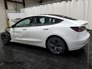 2022 Tesla Model 3 with VIN 5YJ3E1EA6NF370092, listed as a Copart auction lot 54396245 with 98,048 mi miles and Clean Title. Bid and sale history available at DreamBid. Image 2.