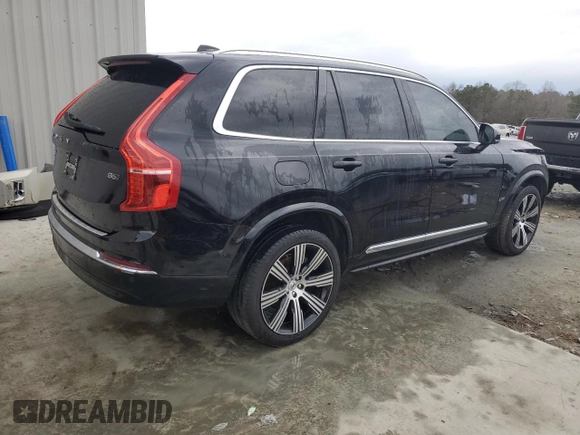 2023 Volvo XC90 Ultimate with VIN YV4062PA7P1982670, listed as a Copart auction lot 43062435 with 0 mi miles and Salvage Title. Bid and sale history available at carsss.com. Image 3.