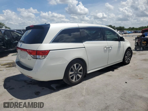 2017 Honda Odyssey Touring z VIN 5FNRL5H99HB007993, wystawiony jako Copart lot #60501805 z przebiegiem 104 628 mil mil oraz Szkoda całkowita • Salvage title. Historia ofert i sprzedaży dostępna na DreamBid. Obrazek 3.