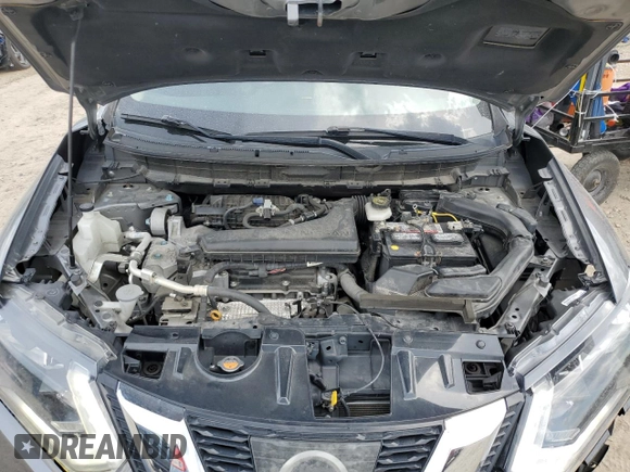 2017 Nissan Rogue S z VIN JN8AT2MT2HW404698, wystawiony jako Copart lot #58554905 z przebiegiem 146 650 mil mil oraz Szkoda całkowita • Salvage title. Historia ofert i sprzedaży dostępna na DreamBid. Obrazek 12.