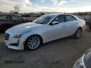 2014 Cadillac CTS Luxury RWD with VIN 1G6AR5S39E0173752, listed as a Copart auction lot 42184495 with 81,735 mi miles and Salvage Title. Bid and sale history available at carsss.com. Image 1.