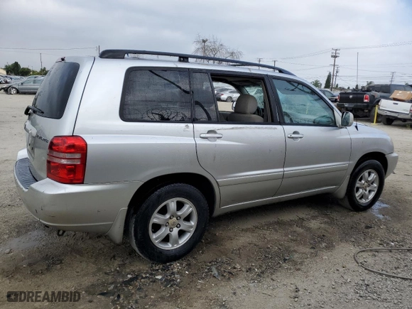 2001 Toyota Highlander with VIN JTEGF21A610008018, listed as a Copart auction lot 53156535 with 288,829 mi miles and Clean Title. Bid and sale history available at carsss.com. Image 3.