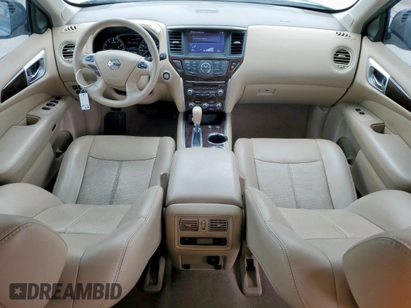 2015 Nissan Pathfinder SV with VIN 5N1AR2MN9FC703515, listed as a Copart auction lot 58198325 with 154,468 mi miles and Salvage title. Bid and sale history available at DreamBid. Image 8.