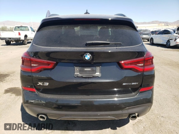 2021 BMW X3 sDrive30i with VIN 5UXTY3C09M9G62164, listed as a Copart auction lot 72846344 with 48,818 mi miles and Salvage Title. Bid and sale history available at carsss.com. Image 6.