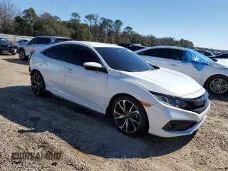 2020 Honda Civic Sedan Sport with VIN 2HGFC2F85LH556395, listed as a Copart auction lot 44930215 with 72,599 mi miles and Salvage Title. Bid and sale history available at carsss.com. Image 4.