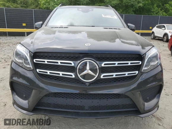2019 Mercedes-Benz GLS 550 with VIN 4JGDF7DE2KB223383, listed as a Copart auction lot 59771305 with 66,193 mi miles and Salvage title. Bid and sale history available at DreamBid. Image 5.