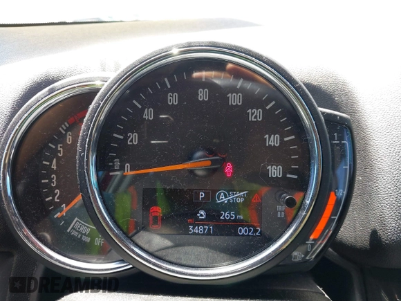 2019 MINI Countryman Cooper S with VIN WMZYT3C55K3E97750, listed as a IAAI auction lot 41844596 with 34,871 mi miles and . Bid and sale history available at DreamBid. Image 7.