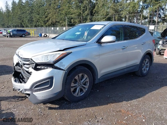 2016 Hyundai Santa Fe Sport with VIN 5XYZT3LB3GG328109, listed as a IAAI auction lot 42001492 with 98,455 mi miles. Bid and sale history available at carsss.com. Image 2.