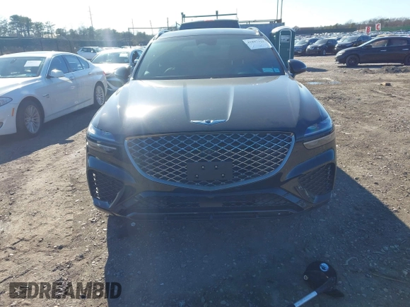 2023 Genesis GV70 2.5T with VIN KMUMADTB4PU102310, listed as a IAAI auction lot 41897322 with 7,871 mi miles and . Bid and sale history available at DreamBid. Image 12.