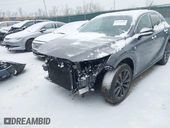 2023 Lexus RX with VIN 2T2BAMCA8PC026214, listed as a IAAI auction lot 41154609 with 3,779 mi miles. Bid and sale history available at carsss.com. Image 6.