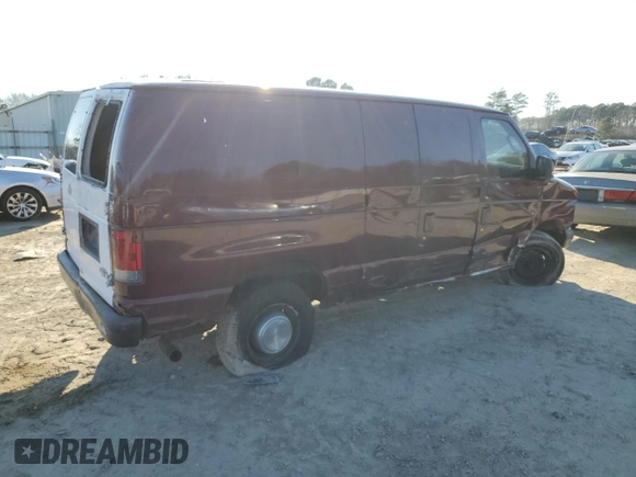 2006 Ford Econoline Cargo with VIN 1FTNE24L76HA64182, listed as a Copart auction lot 86609464 with 194,667 mi miles and Salvage Title. Bid and sale history available at carsss.com. Image 3.