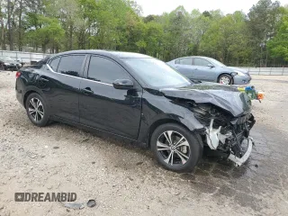 2021 Nissan Sentra SV with VIN 3N1AB8CV1MY321192, listed as a Copart auction lot 51963895 with 64,134 mi miles and Salvage Title. Bid and sale history available at DreamBid. Image 4.