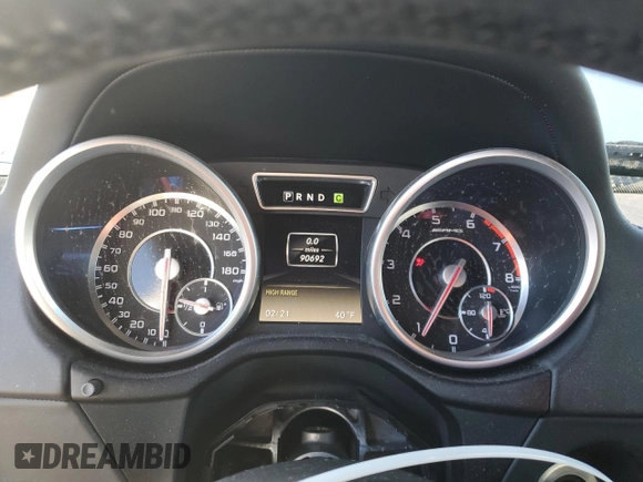 2015 Mercedes-Benz G 63 AMG с VIN WDCYC7DF6FX237278, выставлен на аукционе Copart как лот 84120444 с пробегом 90 692 миль миль и Списание • Salvage title. История ставок и продаж доступна на DreamBid. Изображение 9.