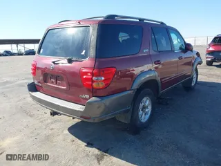 2004 Toyota Sequoia SR5 with VIN 5TDZT34A84S237468, listed as a IAAI auction lot 41856685 with 77,387 mi miles. Bid and sale history available at carsss.com. Image 4.