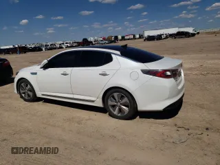 2014 Kia Optima Hybrid EX with VIN KNAGN4AD7E5067629, listed as a Copart auction lot 55553514 with 157,075 mi miles and Salvage Title. Bid and sale history available at carsss.com. Image 2.