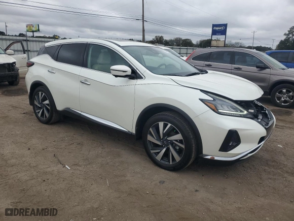 2024 Nissan Murano SL with VIN 5N1AZ2CJ2RC104488, listed as a Copart auction lot 83409554 with 13,156 mi miles and Salvage Title. Bid and sale history available at carsss.com. Image 4.