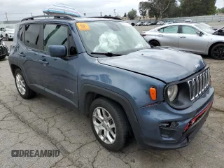 2020 Jeep Renegade Latitude z VIN ZACNJABB5LPL31028, wystawiony jako Copart lot #55539615 z przebiegiem 154 396 mil mil oraz Szkoda całkowita • Salvage title. Historia ofert i sprzedaży dostępna na DreamBid. Obrazek 4.
