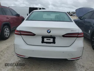 2024 BMW 5 Series 530i with VIN WBA43FJ0XRCR55634, listed as a Copart auction lot 74227434 with 268 mi miles and Non Repairable. Bid and sale history available at carsss.com. Image 6.