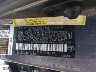 2009 Toyota Avalon XL with VIN 4T1BK36B19U333046, listed as a IAAI auction lot 41895870 with 185,626 mi miles. Bid and sale history available at carsss.com. Image 9.