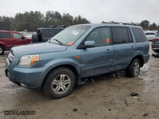 2006 Honda Pilot EX-L with VIN 2HKYF185X6H565052, listed as a Copart auction lot 50337375 with 0 mi miles and Clean Title. Bid and sale history available at carsss.com. Image 1.