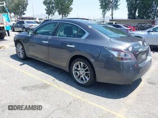 2013 Nissan Maxima S with VIN 1N4AA5AP5DC843874, listed as a IAAI auction lot 42495096 with 250,093 mi miles and . Bid and sale history available at DreamBid. Image 3.