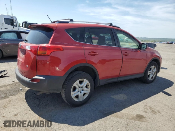 2013 Toyota RAV4 LE with VIN JTMZFREV3DD005867, listed as a Copart auction lot 54905185 with 192,913 mi miles and Salvage Title. Bid and sale history available at DreamBid. Image 3.