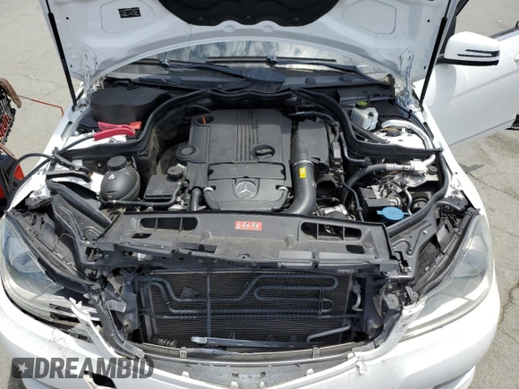 2013 Mercedes-Benz C 250 Sport with VIN WDDGF4HB6DR242731, listed as a Copart auction lot 63685885 with 95,789 mi miles and Salvage title. Bid and sale history available at DreamBid. Image 11.