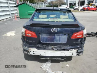 2007 Lexus IS with VIN JTHBK262272058227, listed as a Copart auction lot 51240555 with Not Provided miles and Salvage Title. Bid and sale history available at carsss.com. Image 6.