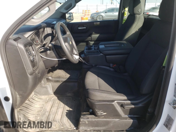 2022 Chevrolet Silverado 1500 Work Truck with VIN 3GCNAAEK7NG549636, listed as a Copart auction lot 75176904 with 33,239 mi miles and Salvage Title. Bid and sale history available at DreamBid. Image 7.