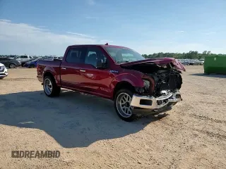 2018 Ford F-150 XL with VIN 1FTEW1E59JFB24071, listed as a Copart auction lot 57824085 with 102,291 mi miles and Salvage title. Bid and sale history available at DreamBid. Image 14.