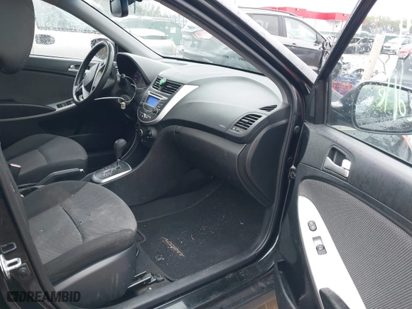 2013 Hyundai Accent GL with VIN KMHCT5AE6DU086498, listed as a IAAI auction lot 41966814 with 139,264 mi miles. Bid and sale history available at carsss.com. Image 5.