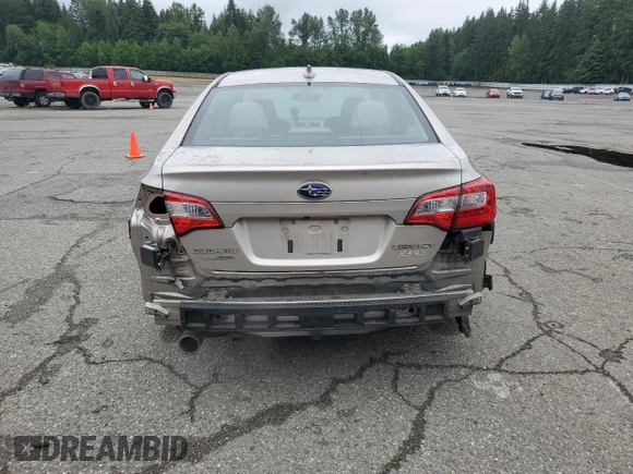 2017 Subaru Legacy Limited with VIN 4S3BNAN6XH3029271, listed as a Copart auction lot 58789775 with 44,840 mi miles and Salvage title. Bid and sale history available at DreamBid. Image 6.