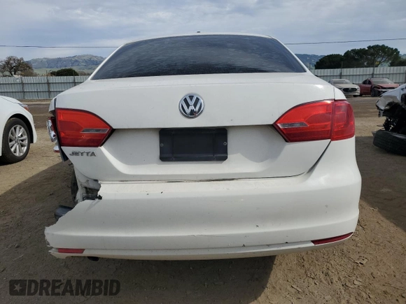 2011 Volkswagen Jetta Sedan S with VIN 3VW2K7AJ8BM334700, listed as a Copart auction lot 46683225 with 195,121 mi miles and Salvage Title. Bid and sale history available at carsss.com. Image 6.