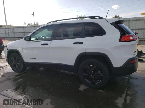 2017 Jeep Cherokee Sport with VIN 1C4PJMAB7HW576356, listed as a Copart auction lot 52159205 with 87,812 mi miles and Salvage Title. Bid and sale history available at carsss.com. Image 2.