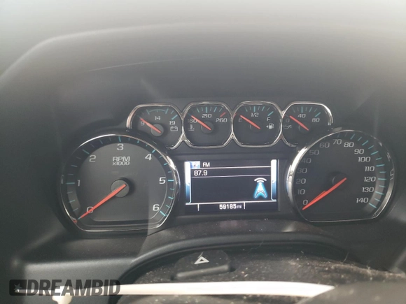 2018 Chevrolet Silverado 1500 LT with VIN 1GCVKREH8JZ102484, listed as a Copart auction lot 55114225 with 59,185 mi miles and Salvage Title. Bid and sale history available at DreamBid. Image 9.